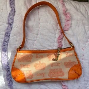 Juicy couture orange mini shoulder purse